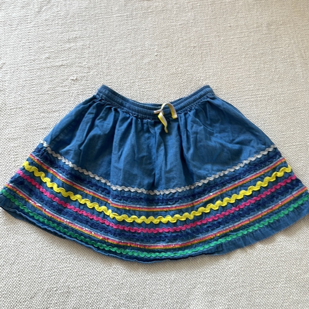 Mini Boden Chambray Skirt